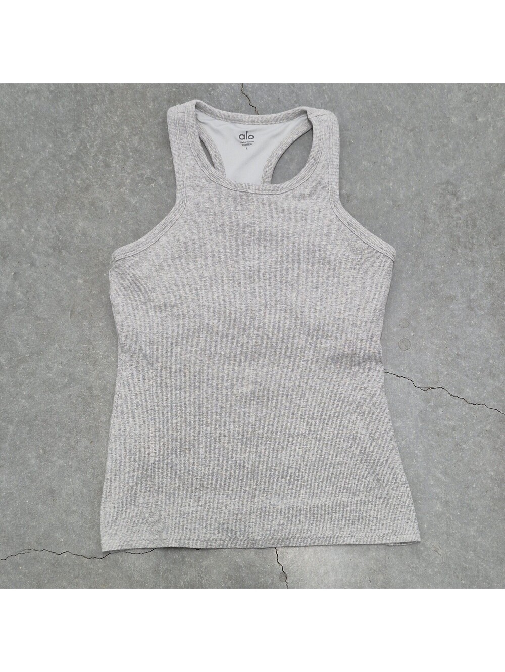 ALO Silver Tank Top
